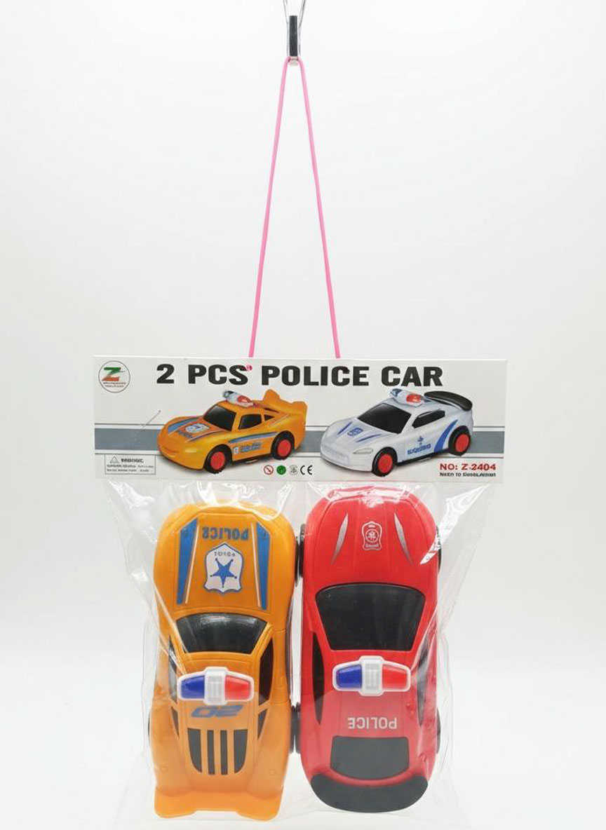 2pcs Police Car